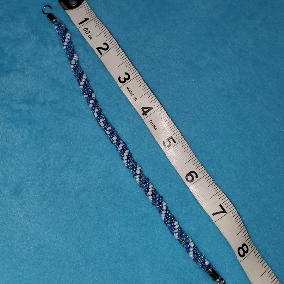 Japanese beaded kumihimo bracelet - Picture 2 of 2